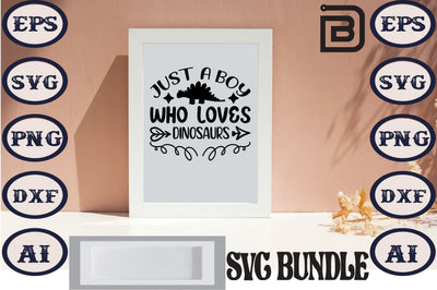 just a boy who loves dinosaurs SVG Craftlabsvg24 