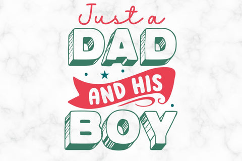Just a dad and his boy SVG SVG Regulrcrative 