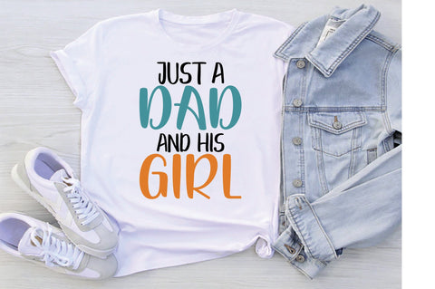 Just A Dad And His Girl Svg SVG Creativeart88 