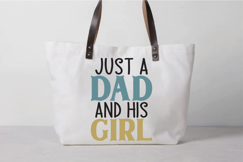 Just A Dad And His Girl Svg SVG Creativeart88 