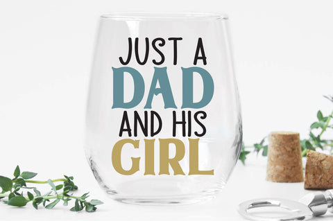 Just A Dad And His Girl Svg SVG Creativeart88 