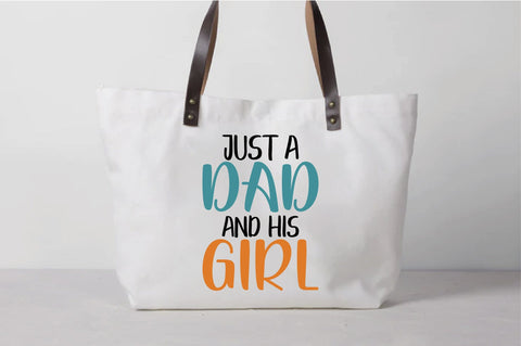 Just A Dad And His Girl Svg SVG Creativeart88 