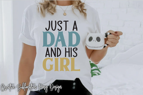 Just A Dad And His Girl Svg SVG Creativeart88 