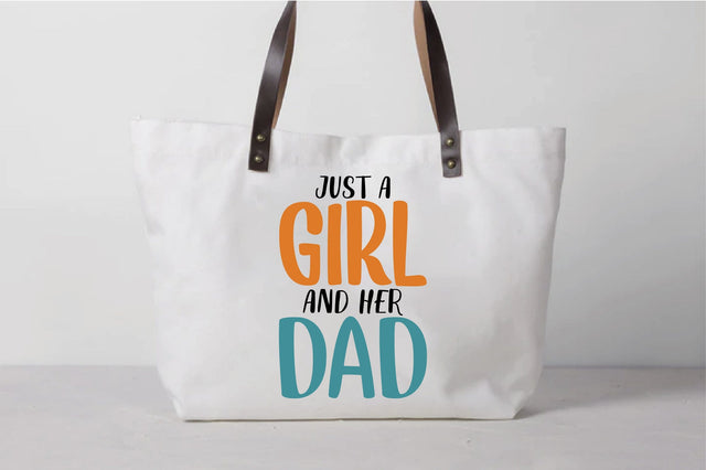 Just A Girl And Her Dad Svg SVG Creativeart88 