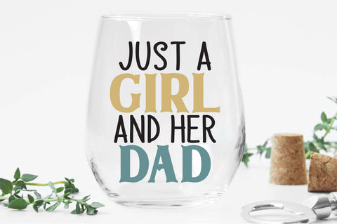 Just A Girl And Her Dad Svg SVG Creativeart88 