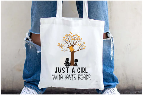 Just a Girl Loves Books Sublimation Sublimation Jagonath Roy 