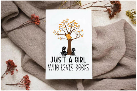 Just a Girl Loves Books Sublimation Sublimation Jagonath Roy 