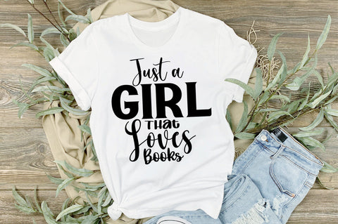 Just a Girl That Loves Books svg SVG orpitasn 