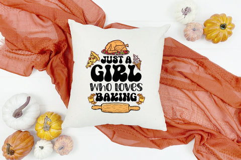 Just a Girl Who Loves Baking PNG Sublimation Rupkotha 