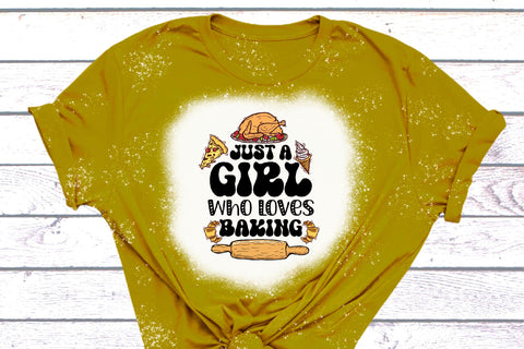 Just a Girl Who Loves Baking PNG Sublimation Rupkotha 