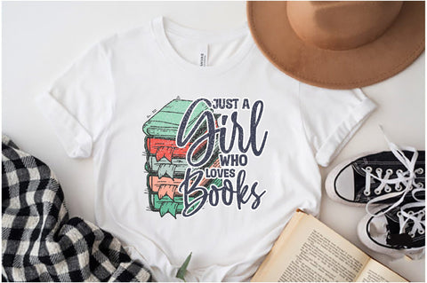 Just a Girl Who Loves Books Sublimation Sublimation Jagonath Roy 