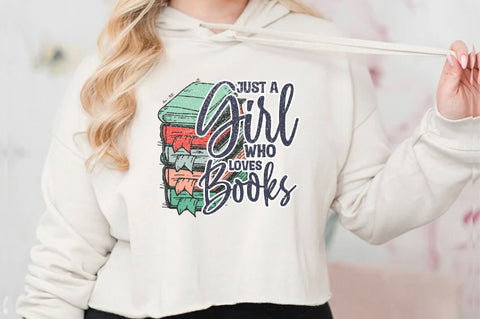 Just a Girl Who Loves Books Sublimation Sublimation Jagonath Roy 