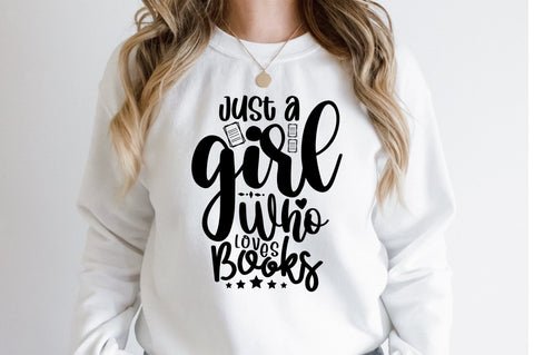 Just a Girl Who Loves Books SVG orpitasn 