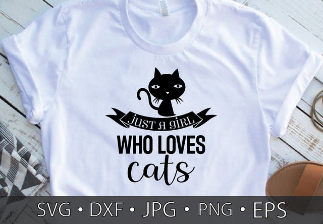 just a girl who loves cats SVG md faruk hossain 
