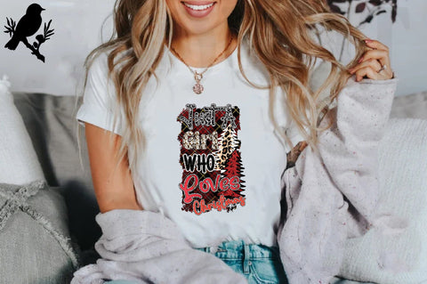 Just A Girl Who Loves Christmas Sublimation Sublimation Jagonath Roy 