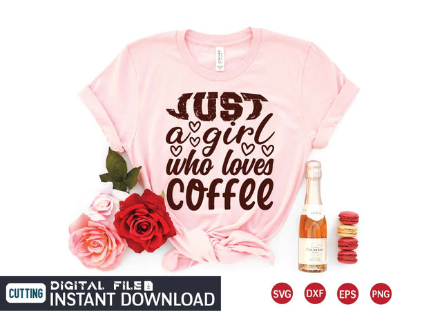 just a girl who loves coffee svg SVG designer krishna 