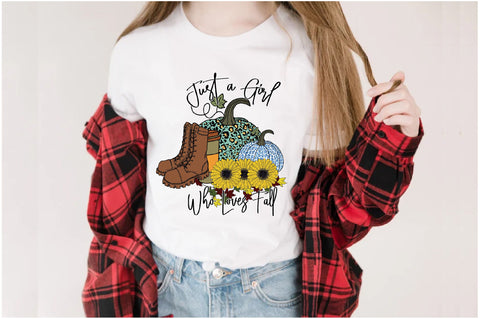 Just a Girl Who Loves Fall Sublimation Sublimation Jagonath Roy 