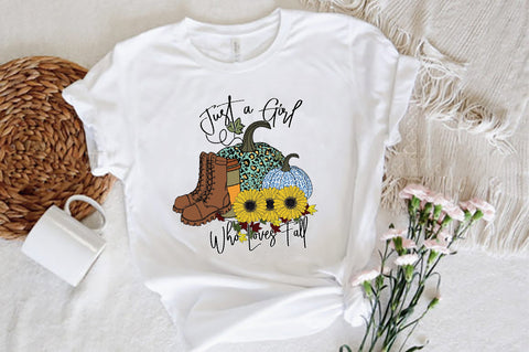 Just a Girl Who Loves Fall Sublimation Sublimation Jagonath Roy 