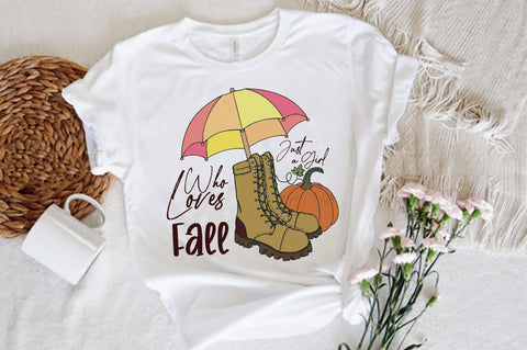 Just a Girl Who Loves Fall Sublimation Sublimation Jagonath Roy 