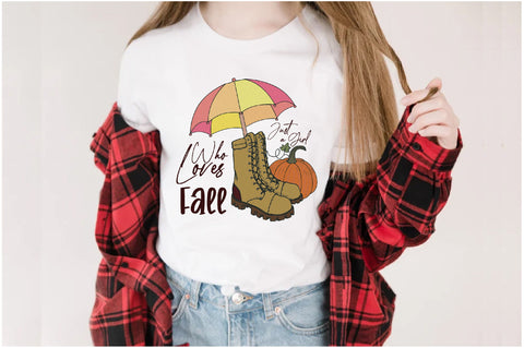 Just a Girl Who Loves Fall Sublimation Sublimation Jagonath Roy 