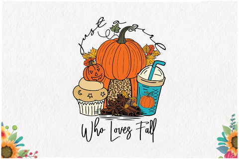 Just a Girl Who Loves Fall Sublimation Sublimation Jagonath Roy 