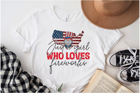 Just A Girl Who Loves Fireworks Sublimation Sublimation Jagonath Roy 