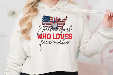 Just A Girl Who Loves Fireworks Sublimation Sublimation Jagonath Roy 