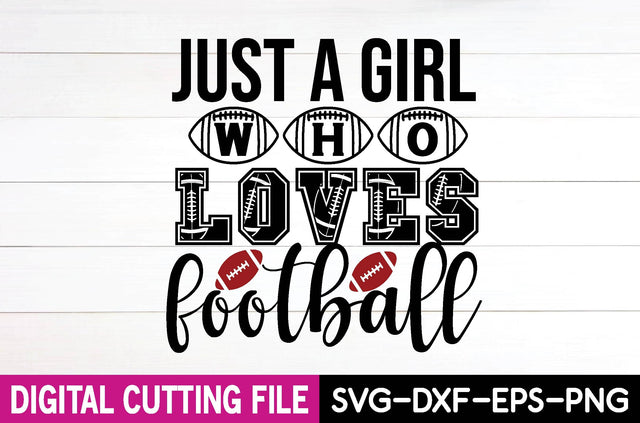 just a girl who loves football SVG farhad farhad 