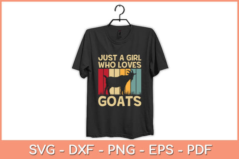 Just a Girl Who Loves Goats Svg Cutting File SVG artprintfile 