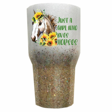 Just a Girl Who Loves Horses PNG JPG Sublimation Sweet Tees 