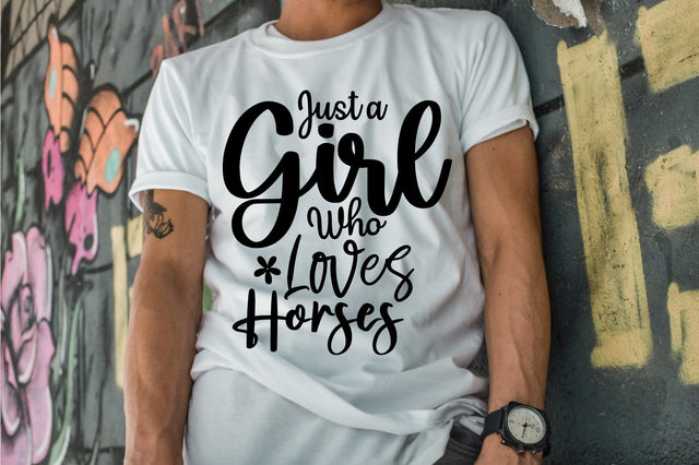 Just a Girl Who Loves Horses SVG orpitasn 