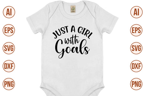 Just a Girl with Goals svg SVG nirmal108roy 