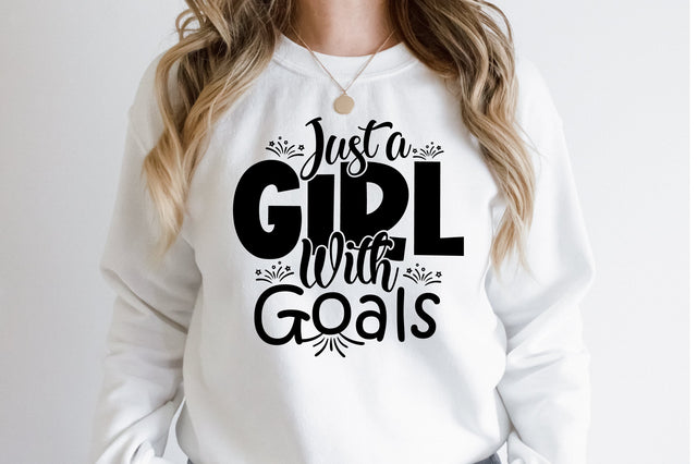 Just a Girl with Goals svg SVG orpitasn 