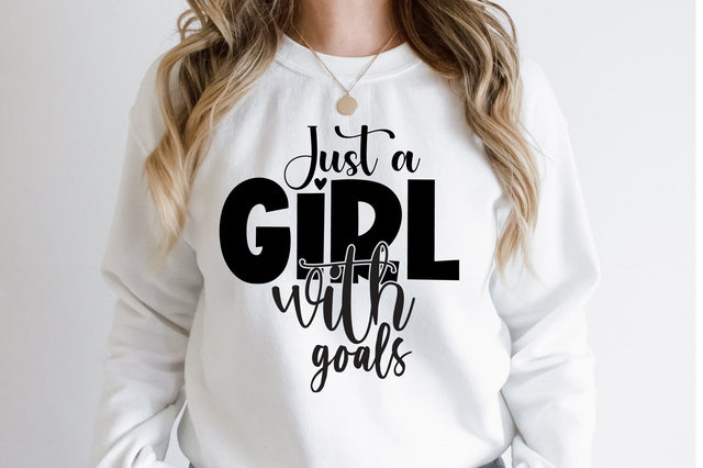 Just a Girl with Goals svg SVG orpitasn 