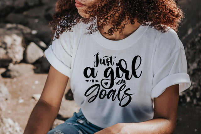 Just a Girl with Goals svg SVG orpitasn 