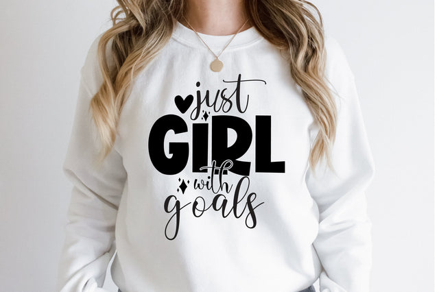 Just a Girl with Goals svg SVG orpitasn 