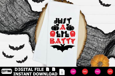 Just A Lil Batty SVG Shahin alam 