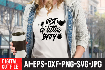 Just a Little Batty SVG Cut File SVG BlackCatsMedia 