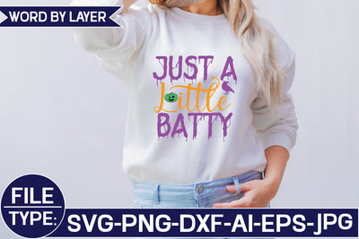 Just a Little Batty SVG Cut File SVG Studio Innate 