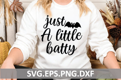 Just A Little Batty SVG md faruk hossain 