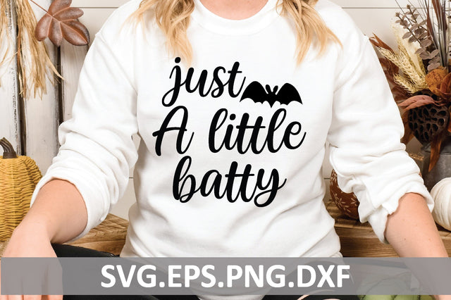Just A Little Batty SVG md faruk hossain 