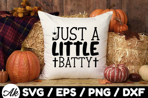 Just a little batty svg SVG akazaddesign 