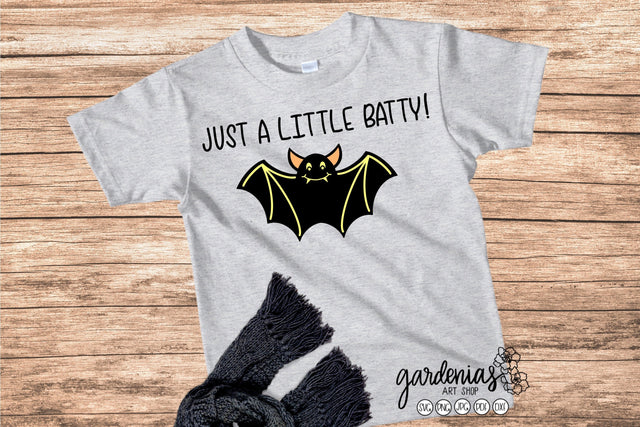 Just a Little Batty SVG SVG Gardenias Art Shop 