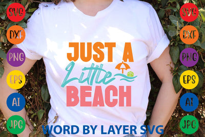 Just A Little Beach SVG Design SVG Rafiqul20606 