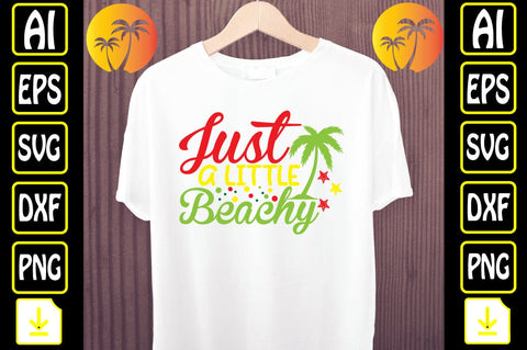 Just a Little Beachy SVG Craftlabsvg24 