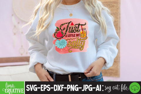Just a Little Bit Salty Sublimation PNG Sublimation Insomnia Std 