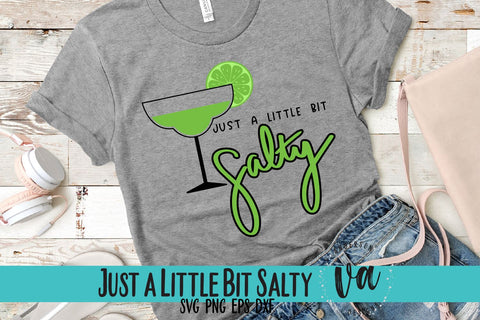 Just a Little Bit Salty SVG SVG V. Anderson Designs 