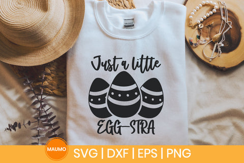 Just a little egg-extra easter svg quote SVG Maumo Designs 