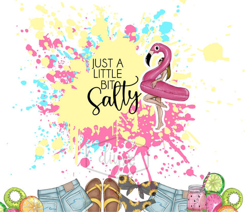 Just A Little Salty | 20oz Tumbler | Summer Sublimation Sublimation DIYxe Designs 
