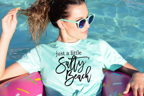 Just A Little Salty Beach SVG So Fontsy Design Shop 